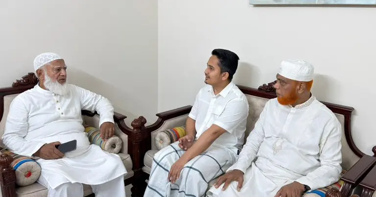 সারজিসকে দেখতে বাসায় জামায়াত আমির